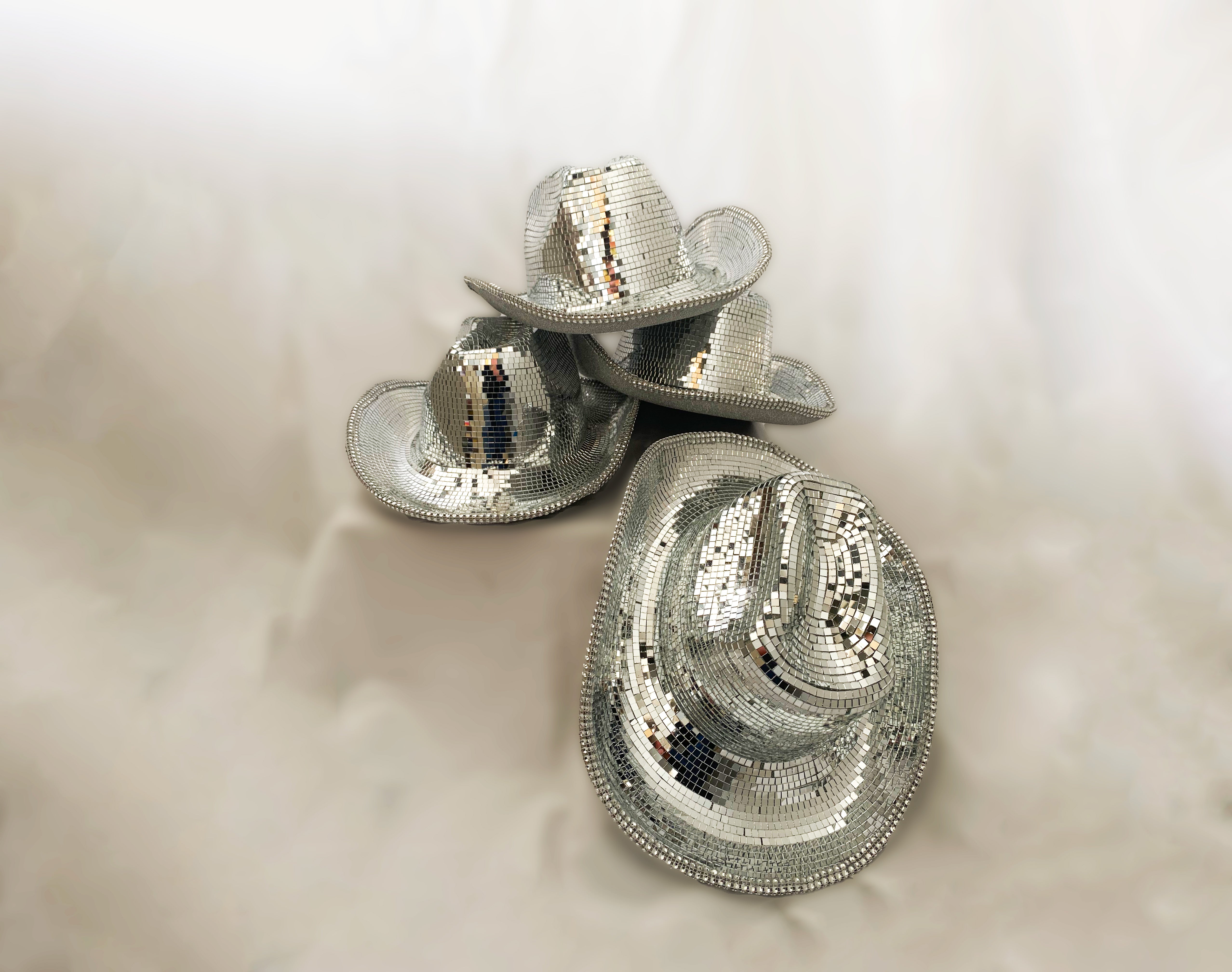 Disco Ball Cowgirl Hat