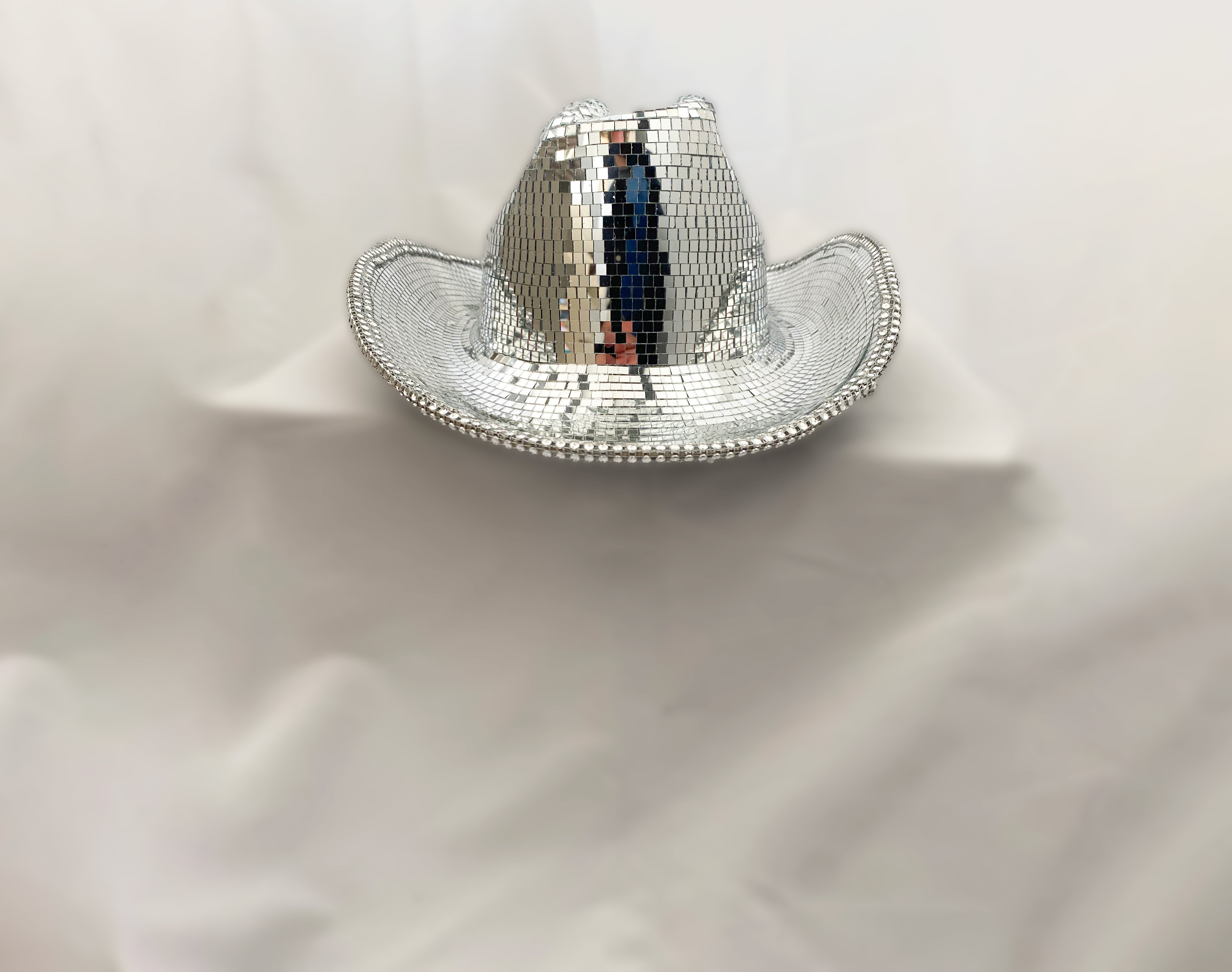 Disco Ball Cowgirl Hat