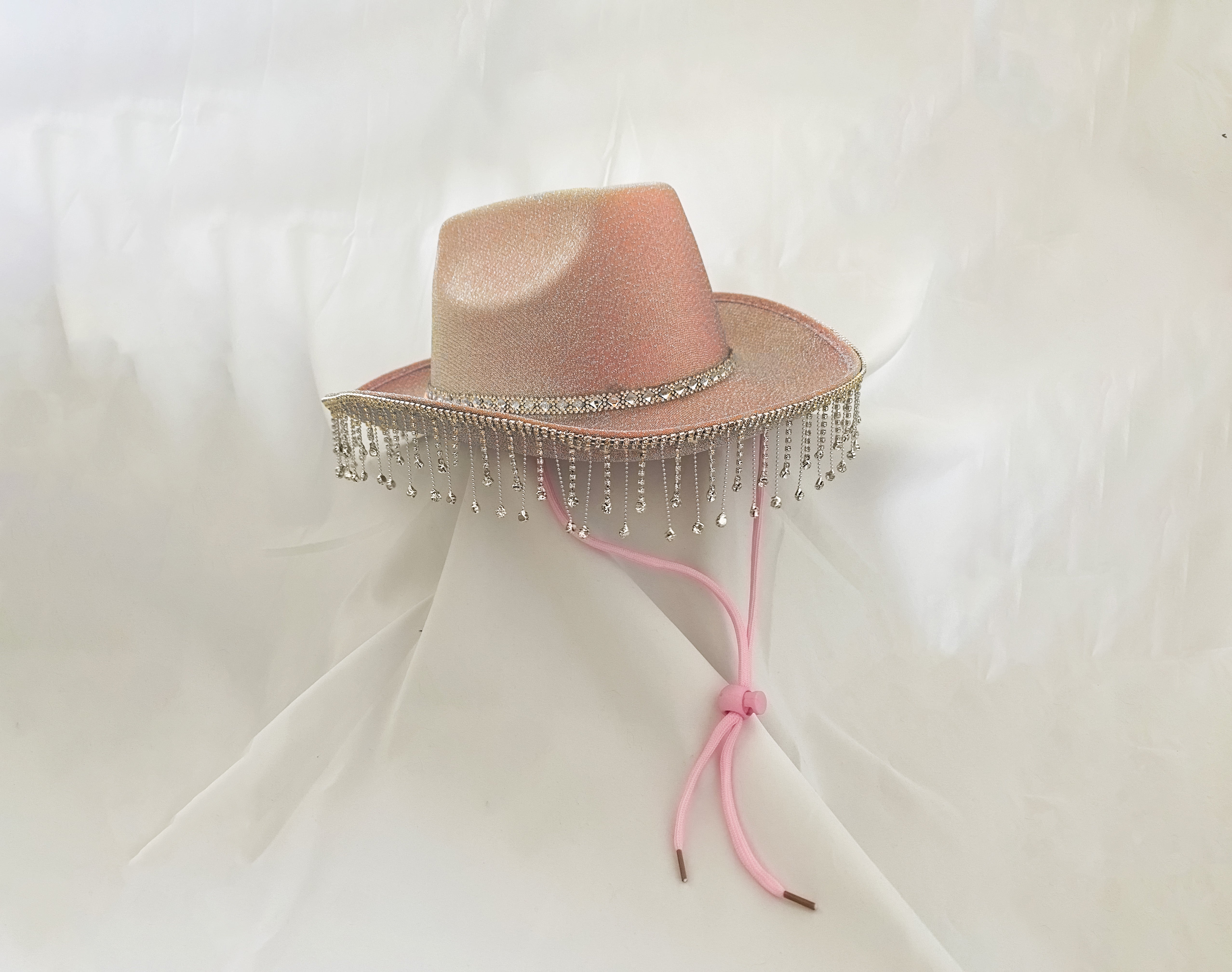 Sequined Tassel Cowgirl Hat