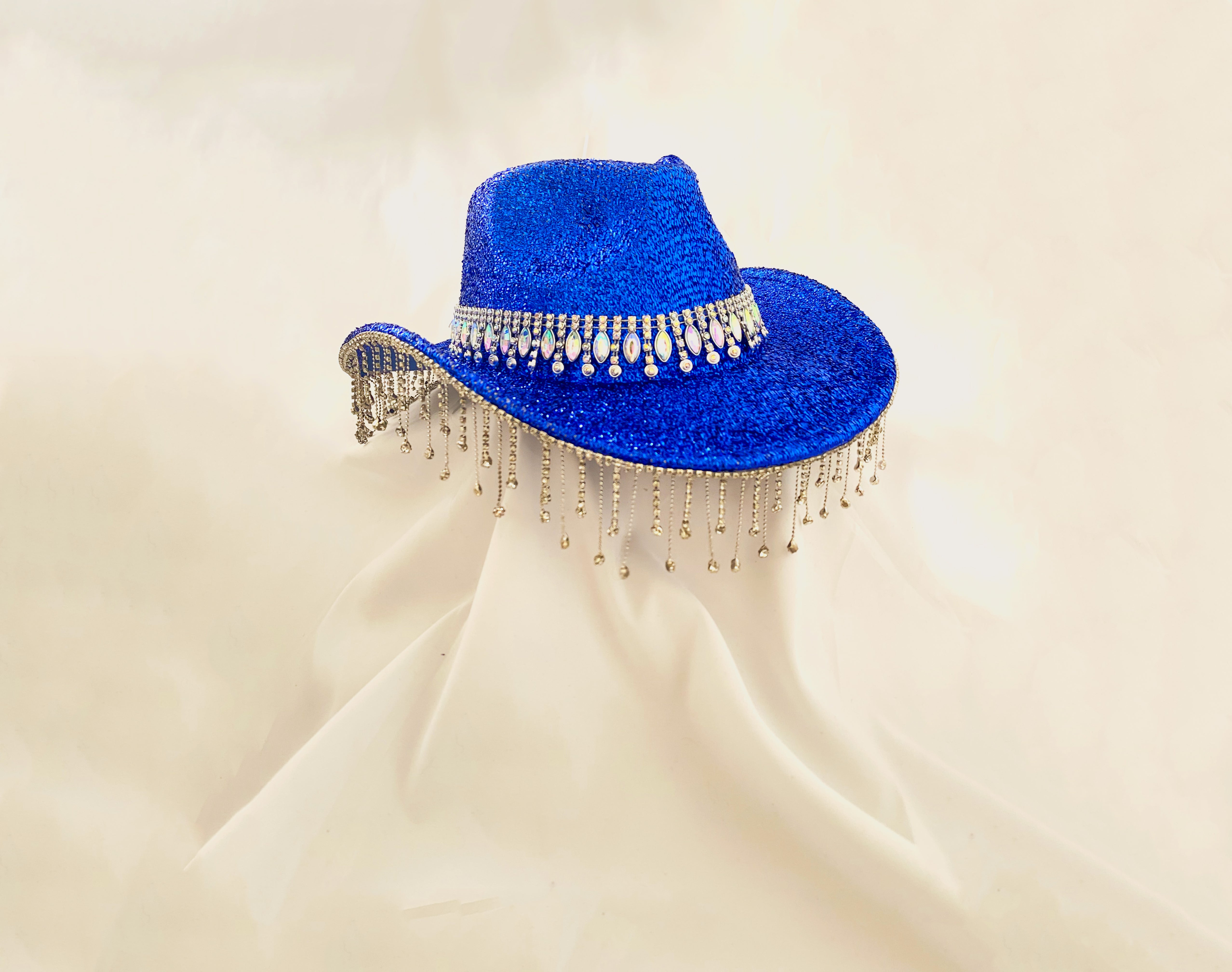 Sequined Tassel Cowgirl Hat
