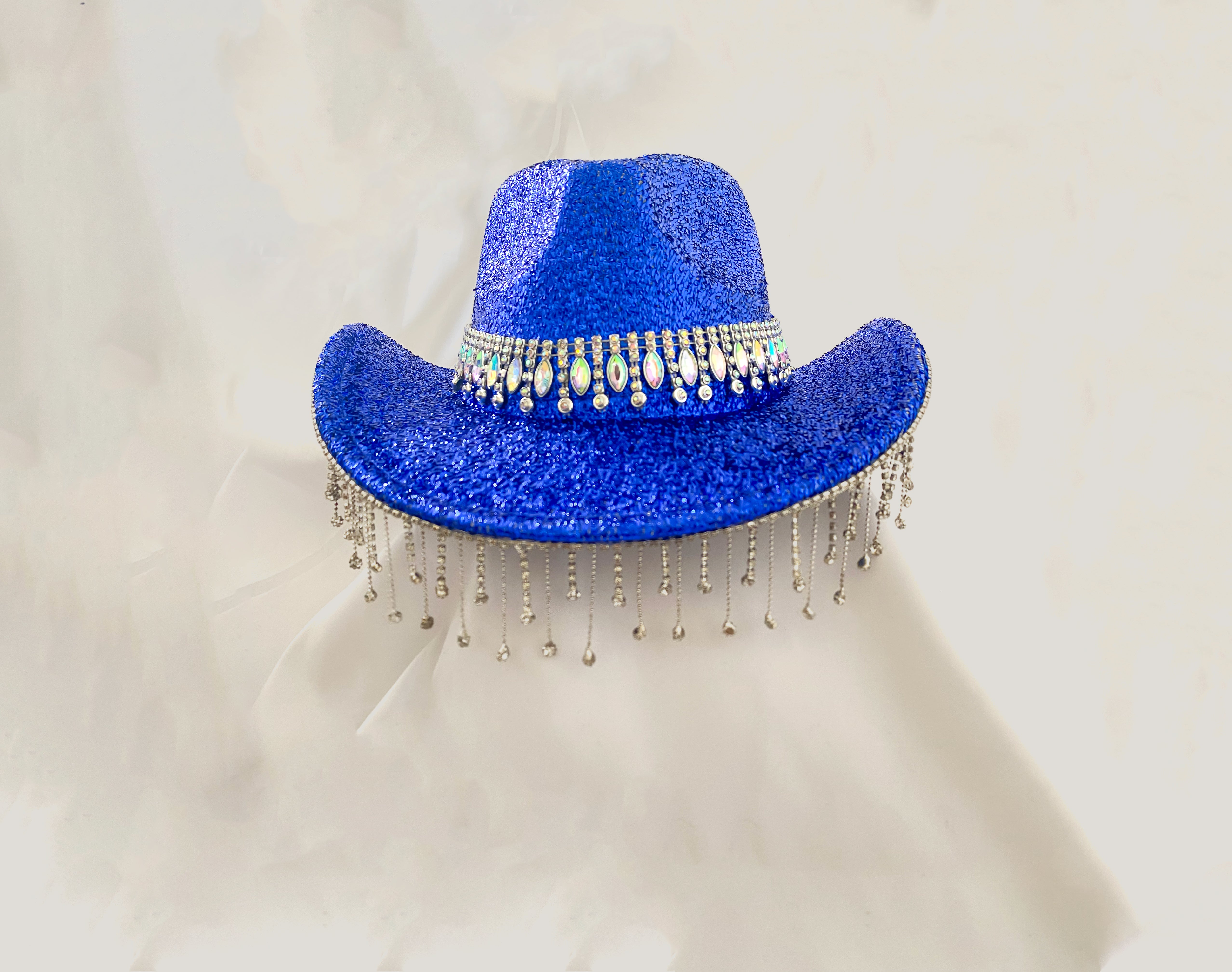 Sequined Tassel Cowgirl Hat