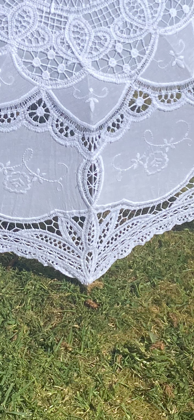 White Lace Umbrella